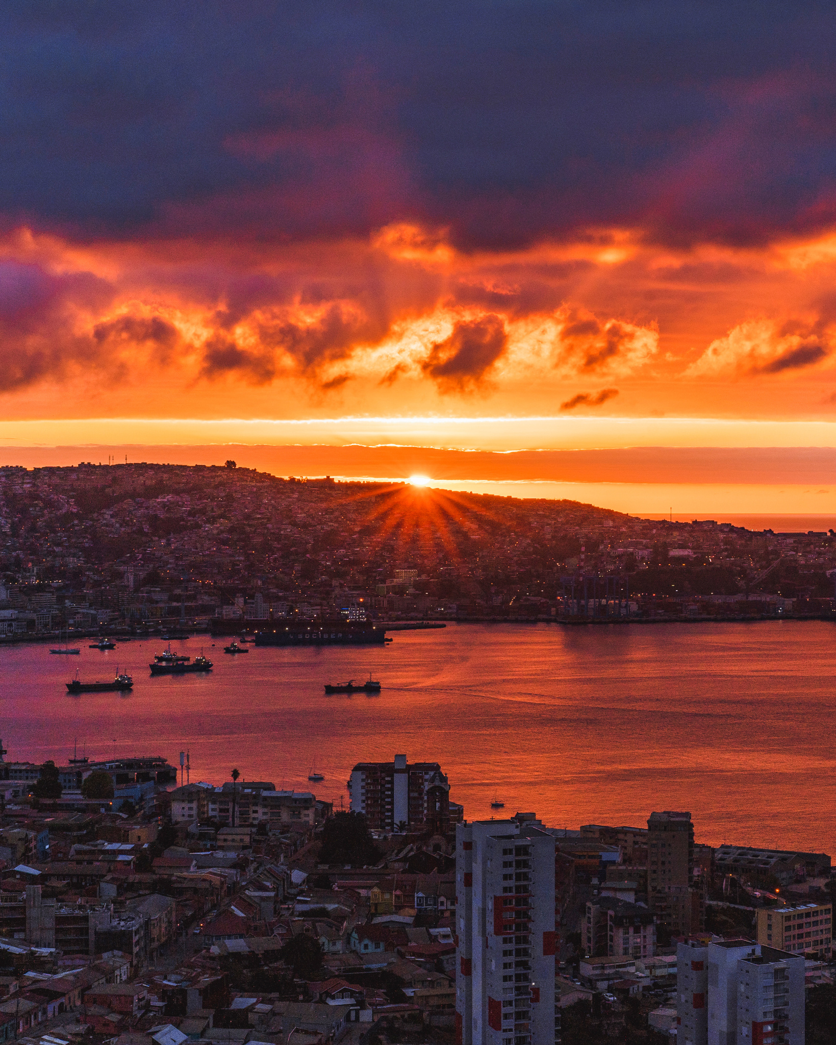 Sunset Skyline Scenery